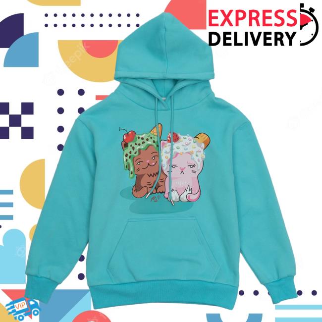 Official Moriah Elizabeth Merch Store Shop Shelly and Eustace Hoody Teal MoriahElizabeth