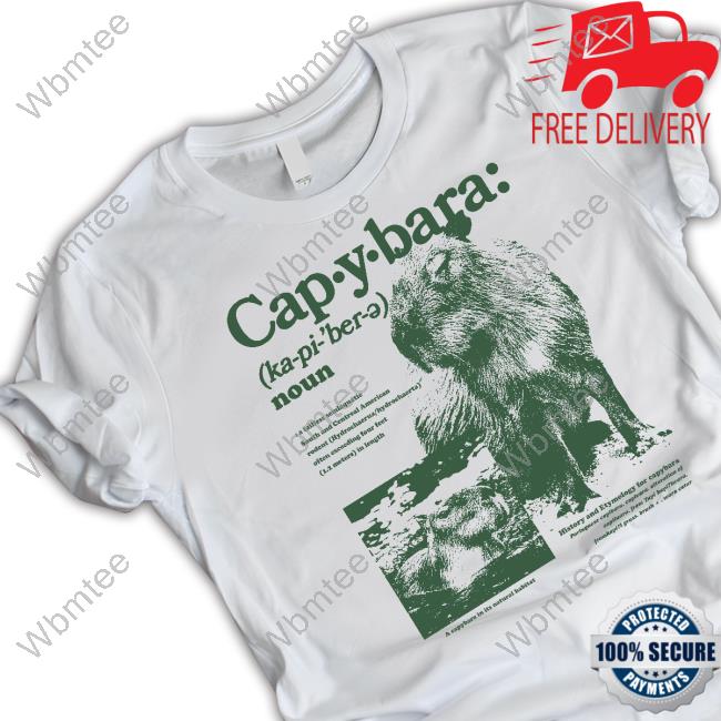 Official Capybara Defined Tee Shirt