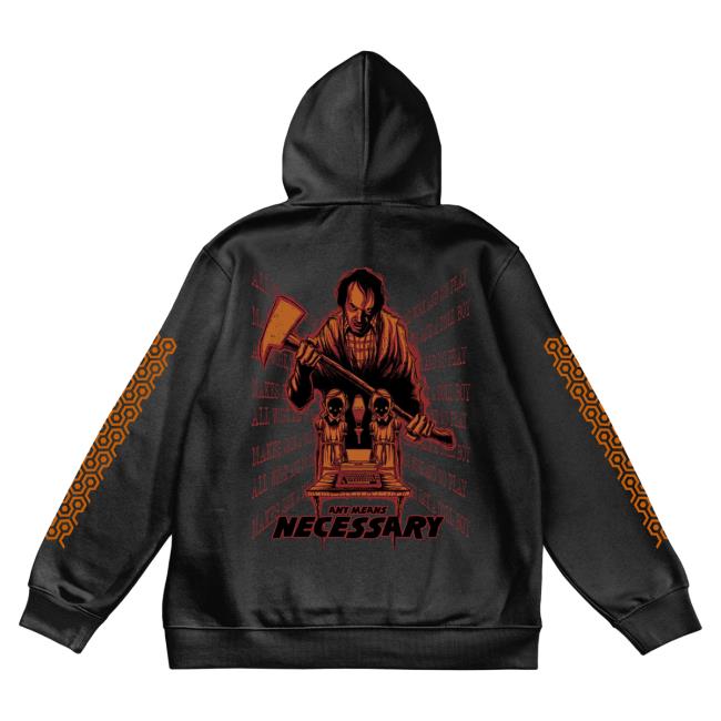 Official Any Means Necessary Clothing The Shining Crew neck Sweatshirt Black