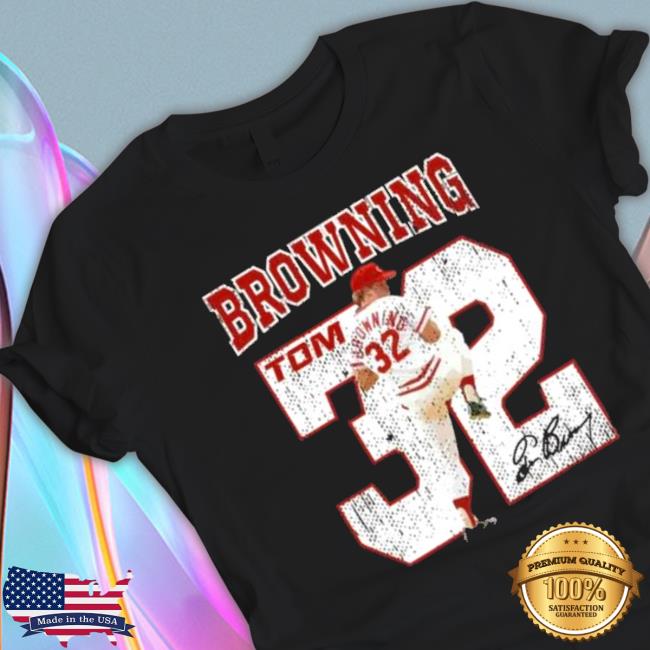 Tom Browning Mr Perfect Baseball Player Signature Sweaters