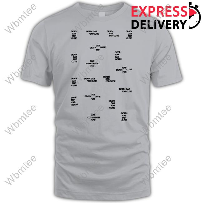 Official Death Cab For Cutie Merch Logo Play Tee
