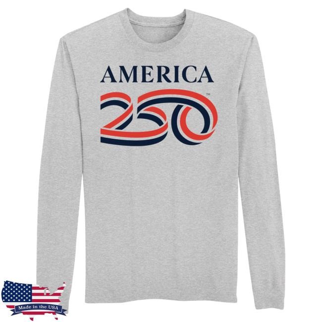 America250 Freedom & Liberty Men's Long Sleeve For Stadium Comfort