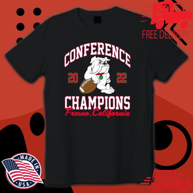 2022 Fresno California State Conference Champions Barstool Sports Long Sleeve Tee