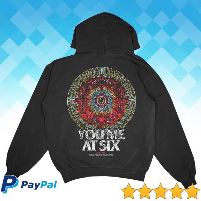 Official Merch Collective You Me At Six Kaleidoscope Crewneck