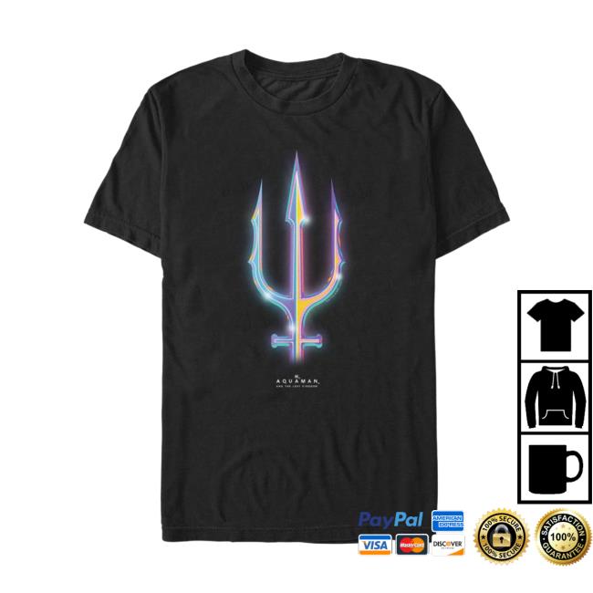 Official AMC Movie Merchandise Aquaman And The Lost Kingdom Aquaman Trident Tees