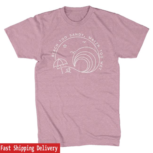 Official Kings Road Merch Store Beach Too Sandy Logo Attractive Shirt (Orchid Heather) Kings Road Shop