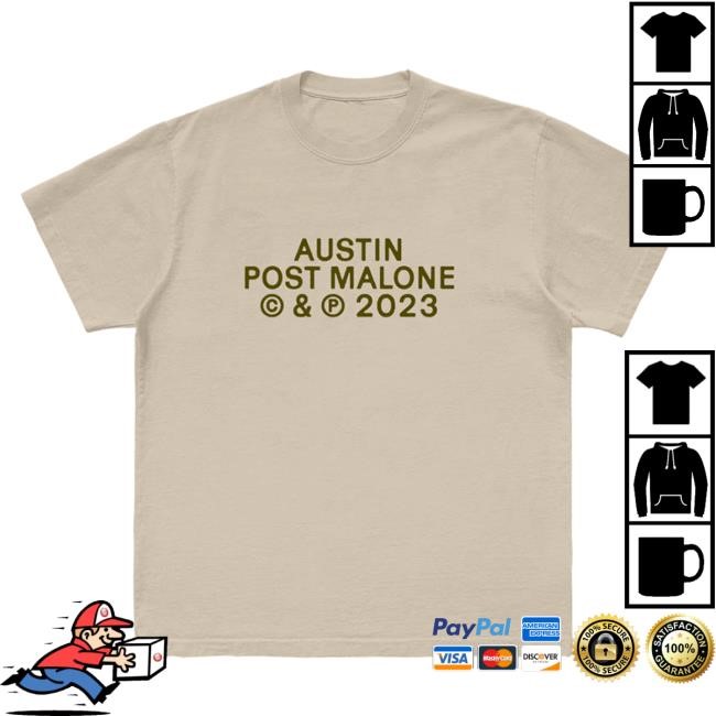 Shop Post Malone Merch PM Photo 2 T Shirt