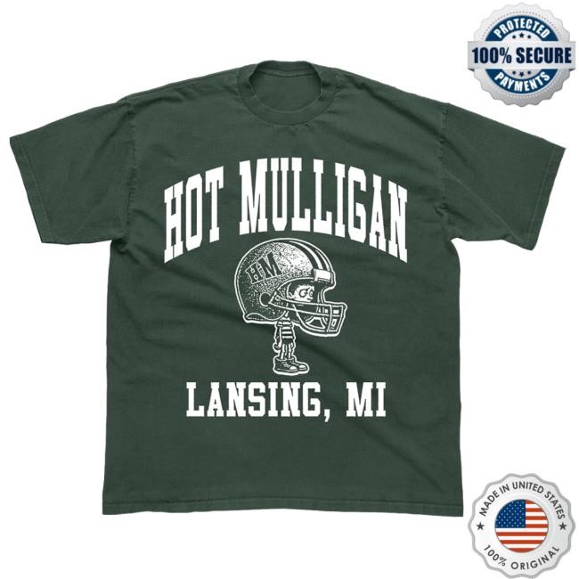 Official Hot Mulligan Merch Michigan Green Hot Shirt