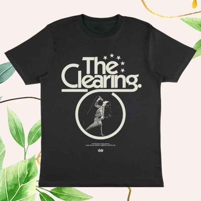 Official Wolf Alice Merch The Clearing Black & White Shirt WolfAlice