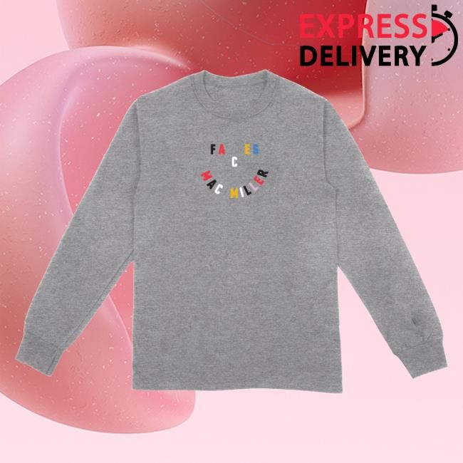 Official Faces 10 Year Smile Long Sleeve Shirts