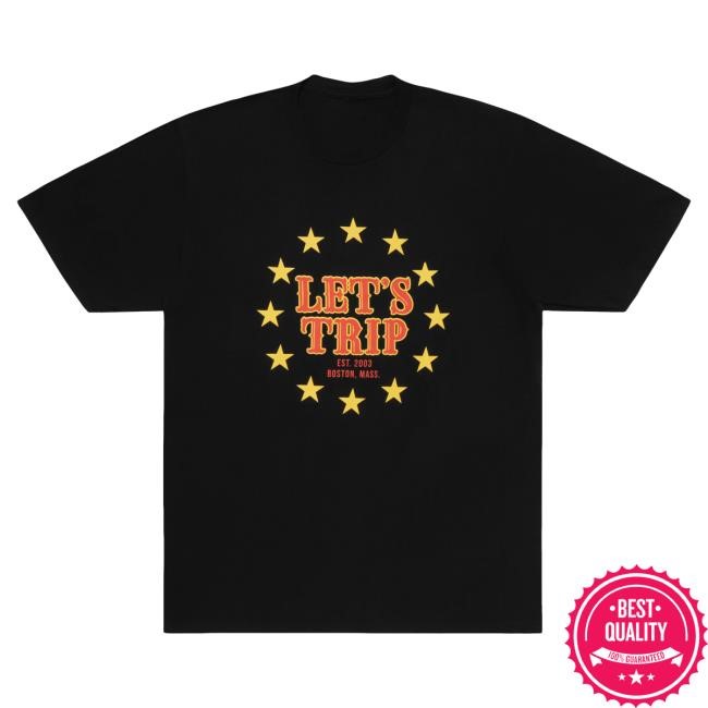Let's Trip Stars Short Sleeve Tee - Black– Sturniolo Clothing