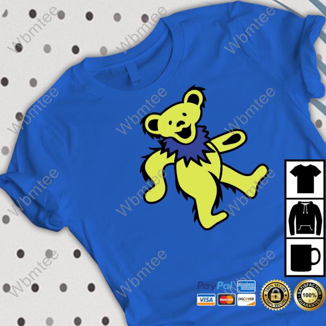 Grateful Dead Classic Navy With Yellow Bear Long Sleeve