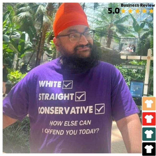White Straight Conservative How Else Can I Offend You Today? Vintage Shirt