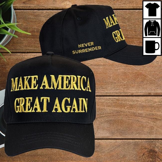 Summer Crowd Favorite Donald Trump Gold Dark MAGA Hat
