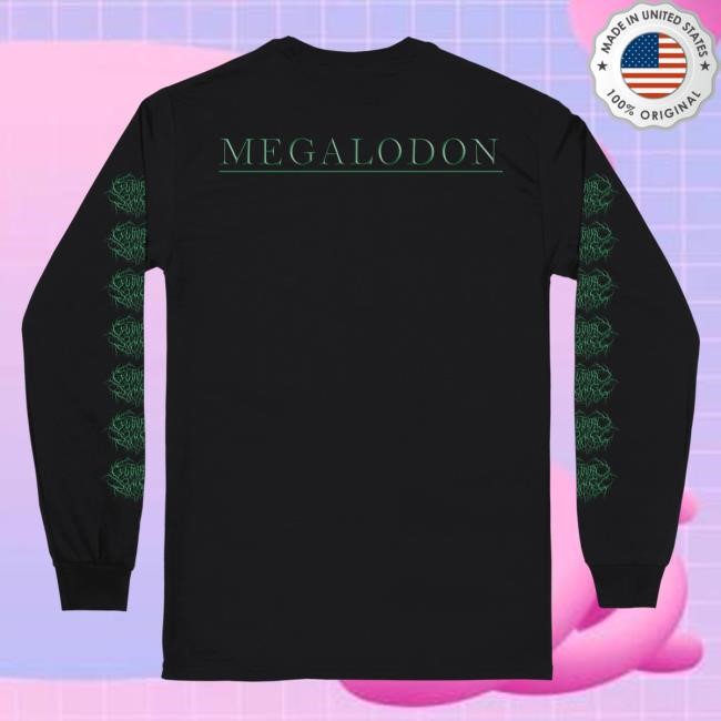 Official Reality Fade Merch Store Guttural Slug 'Megalodon' Long Sleeve Shirt RealityFade
