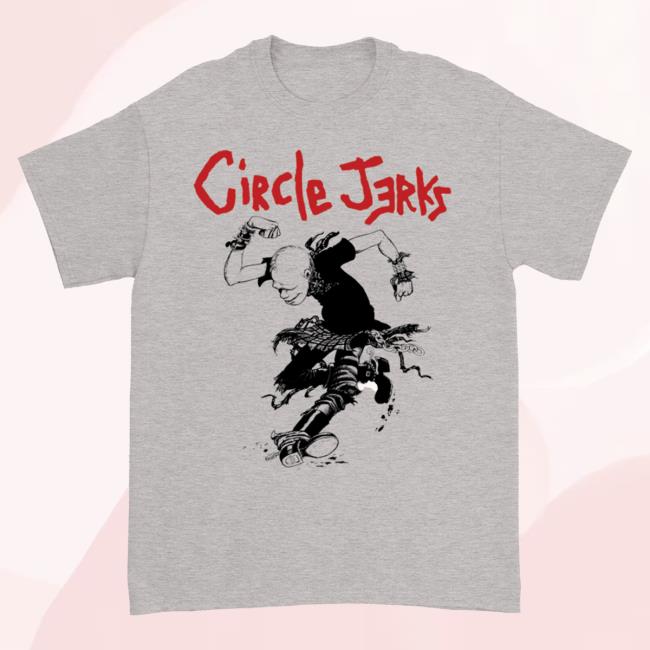 Official Kings Road Merch Store Circle Jerks Skank Man Heather | Shirt New Kings Road Shop CircleJerks