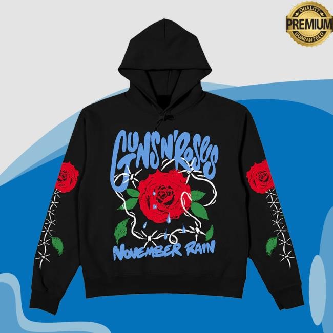 November Rain Black New Hoodie - Guns N' Roses Official Store