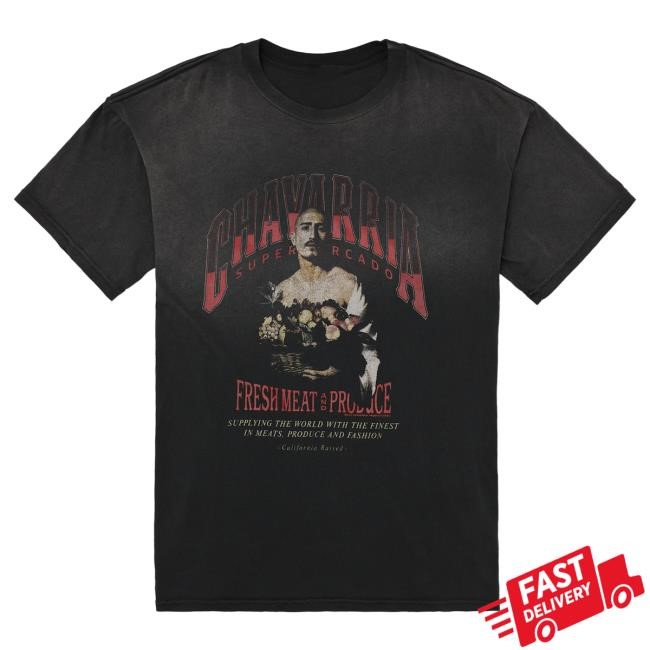 Official Willy Chavarria San Chachi Produce Easy Tee Black