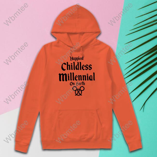 Happiest Childless Milennial On Earth Pretzel Mickey Mouse Hooded Sweatshirt Ian Miles Cheong