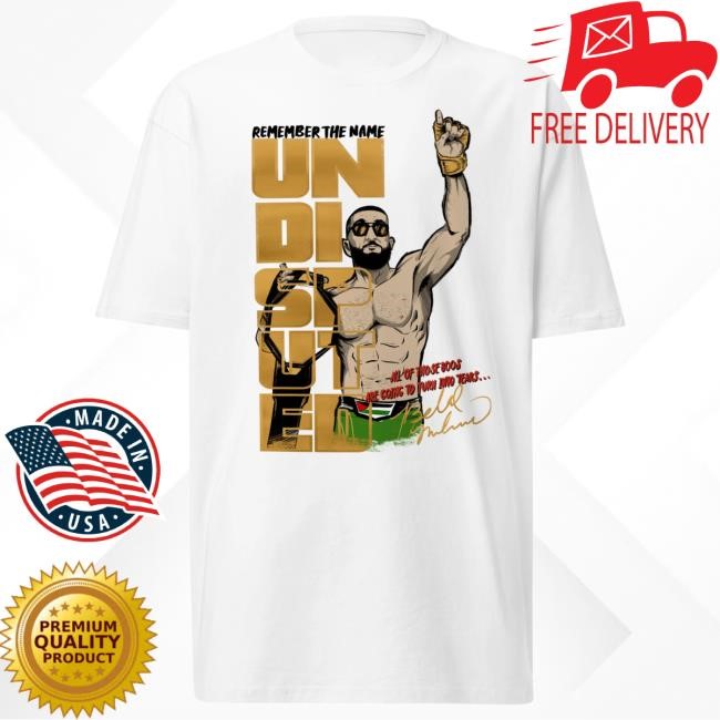 Official Jon Anik Undisputed Belal Muhammad Popover Shirt