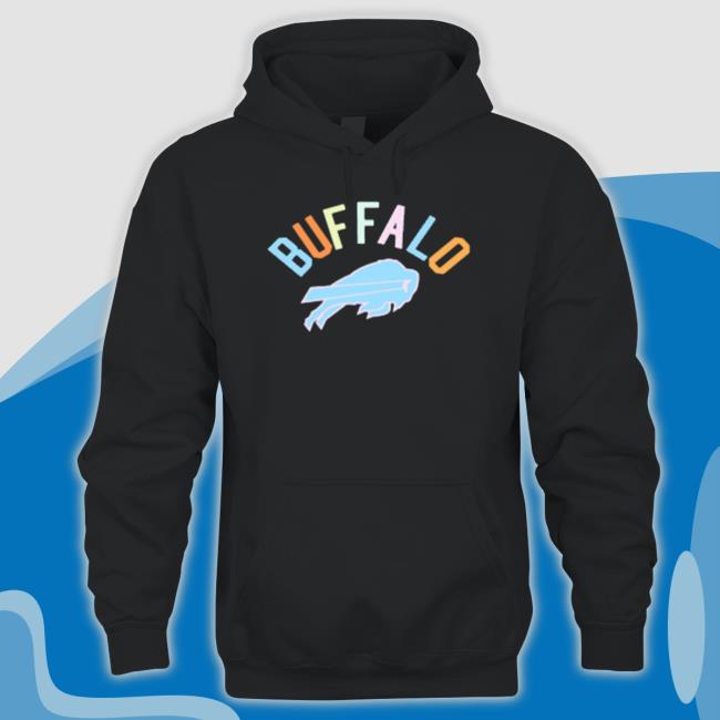 Nfl Buffalo Bills Pro Standard Black Neon Tee