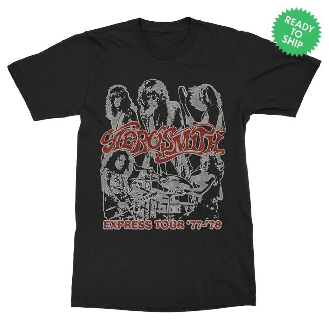 Official Aerosmith Merch Express Tour '77-'78 Tee