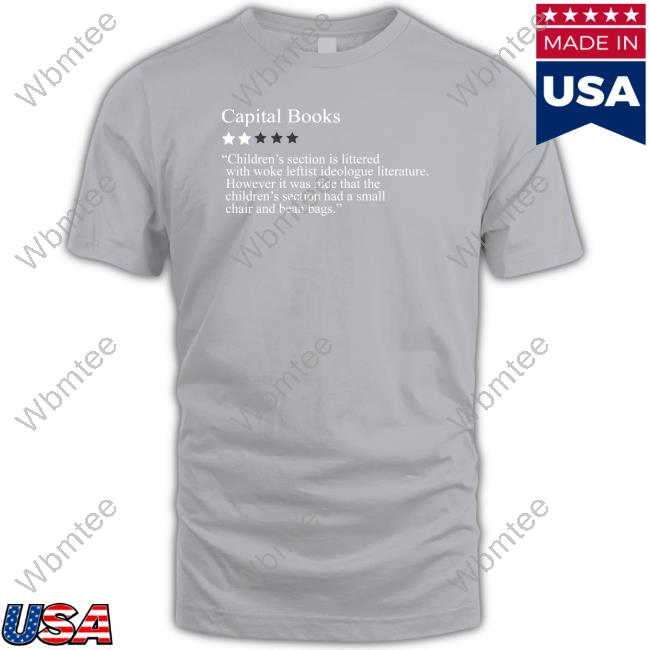 Official 2 Stars For Woke Leftist Literature Capital Books Shirt