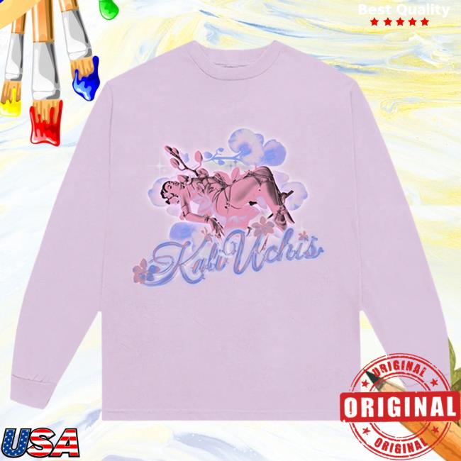 Official Kali Uchis Merch Store Orquídeas Pink Long Sleeve Tees Kaliuchis Clothing Shop