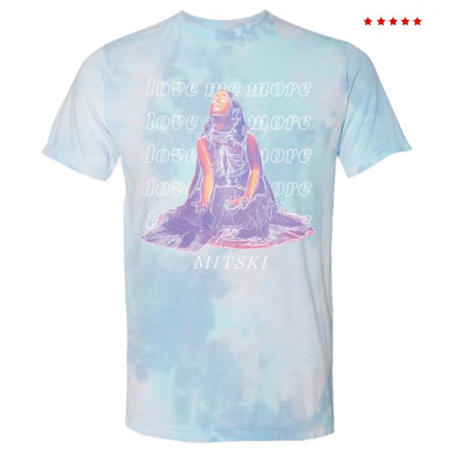 Official Mitski Merch Store Love Me More Tie-Dye Popover Shirt Mitski Shop Mitskileaks