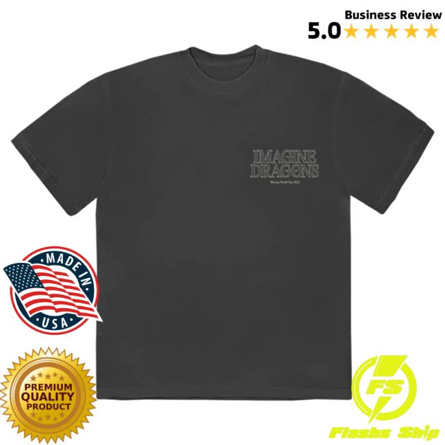 Official Interscope Records Imagine Dragons Merch Store Imagine Dragons Mercury World Tour Dateback Popover Shirt Imagine Dragons Apparel Clothing Shop