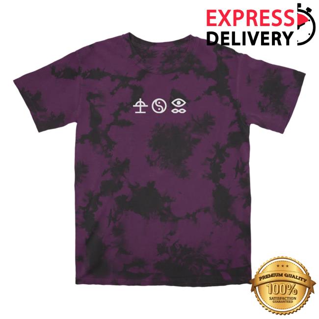 Official Sumerian Merch Store Bad Omens - Like A Villain Purple Tie Dye Shirt New BadOmens Tie-Dye Apparel Clothing Shop