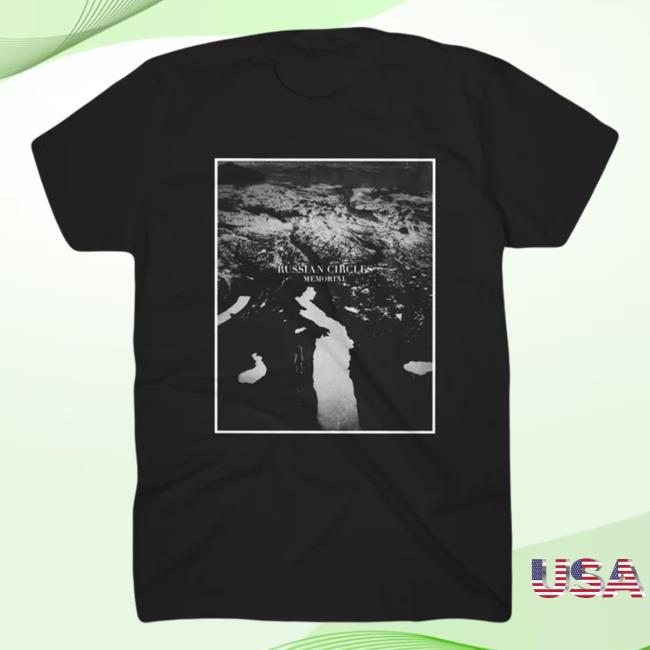 Official Hello Merch Russian Circles Memorial Black T Shirt