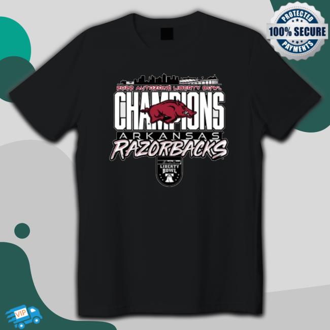 Arkansas Razorback Football 2022 Autozone Liberty Bowl Champions Crewneck Sweatshirt