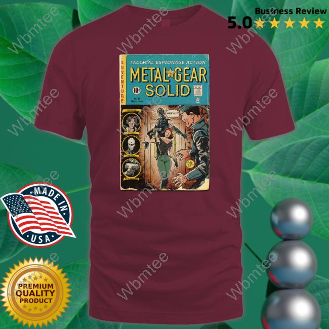 Official Metal Gear Solid Comic Book Covers T Shirt