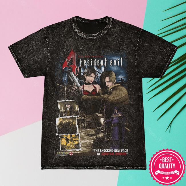 Official Graveyard Goods Merch Store Shop Resident Evil 4 • Beartrap (Vintage Wash Variant) T-Shirts • Limited To 150