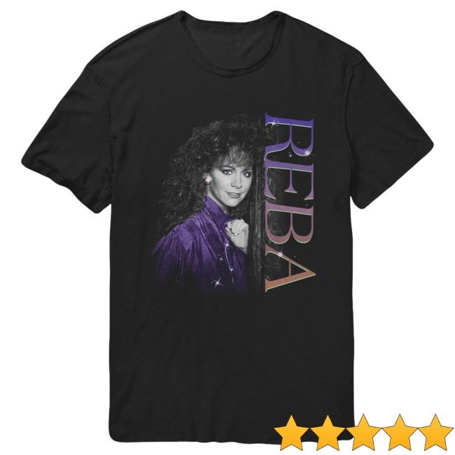 Official Reba Mcentire Merch Store Reba Purple Jacket Photo Top Shirt RebaMcentire