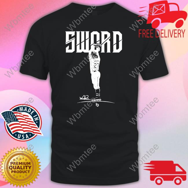 Bauer Outage Sword Tee Shirt Trevor Bauer Merch Baueroutage