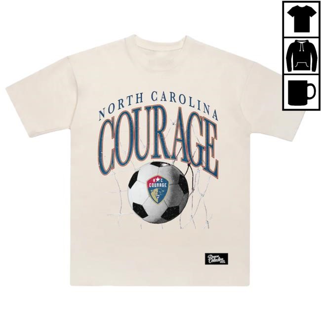 NWSL Shop Store Merch Official Unisex NC Courage Heavyweight Tees