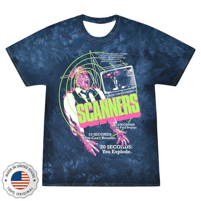 Official Studiohouse Designs Merch Store Scanners Tiedye New Shirt Navy Studiohouse Designs Apparel Clothing Shop StudiohouseDesigns