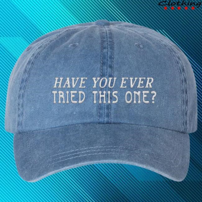 Official Sabrina Carpenter Merch Store Have You Ever Tried This One? Denim Hat