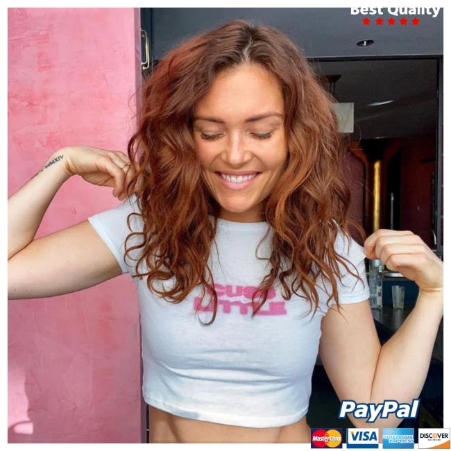 Official Kylie Morgan Shop Cuss A Little Crop Shirt 2024