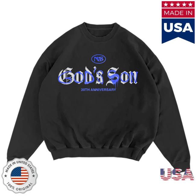 Official Nasir Jones Shop Nas Merch 20Th Anniversary Of God’s Son Pullover Hoodie Nasirjones