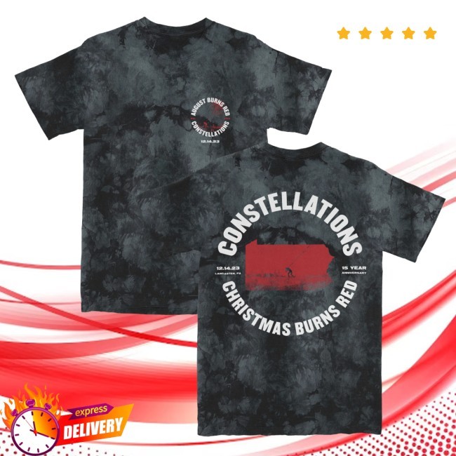 August Burns Red Official Store Constellations CBR Tie Dye T Shirt