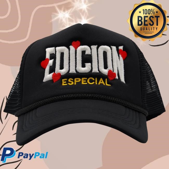Official Edicion Especial Merch Edicion Especial Heart Trucker Cap