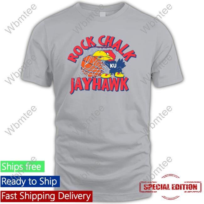 Official Kansas Jayhawks Homefield Vintage Rock Chalk Tee Shirt