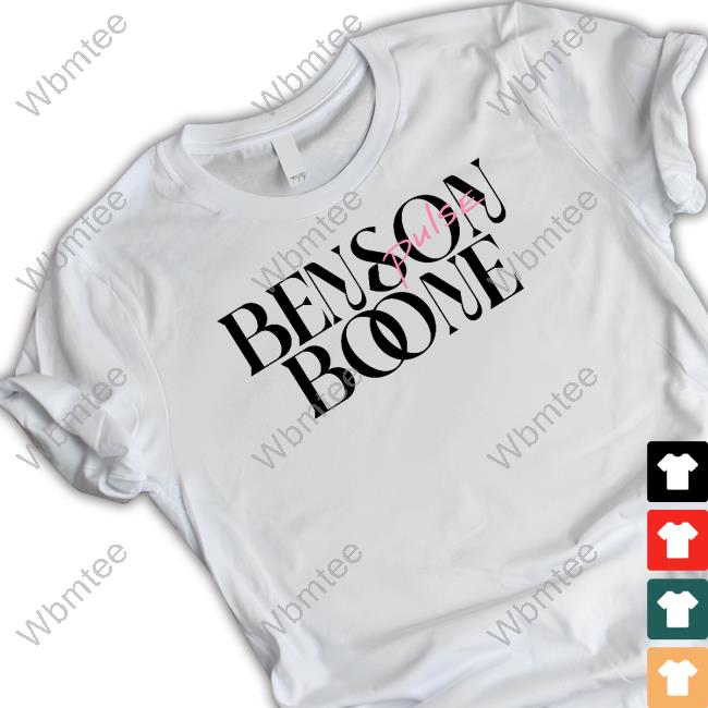 Official Benson Boone Merch Pulse BB Logo Tee
