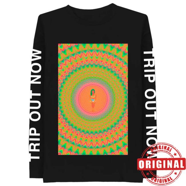 Official Jhene Aiko Merch ShopTrip Album Black Long Sleeve Tee