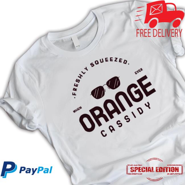 Aew Orange Cassidy Freshly Squeezed Tee