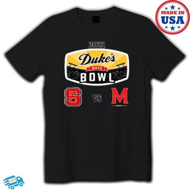 Official Nc state vs maryland 2022 duke’s mayo bowl matchup Tee Shirt
