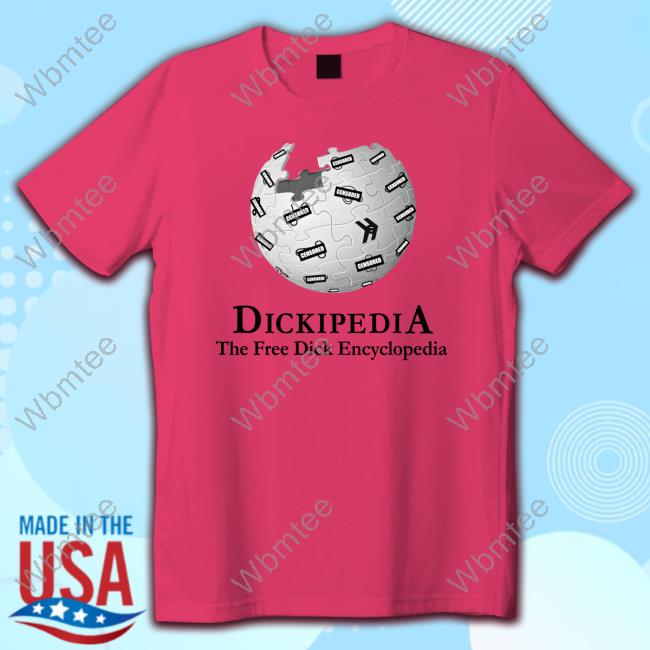 Official Smosh Merch Dickipedia The Free Dick Encyclopedia Tee Shirt